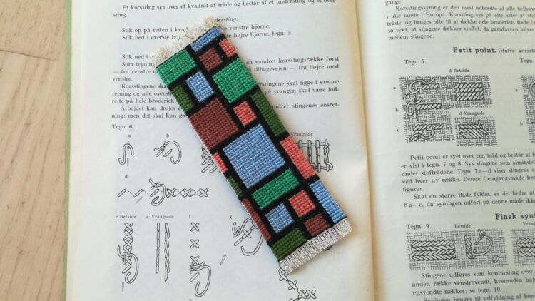 mondrian bookmark