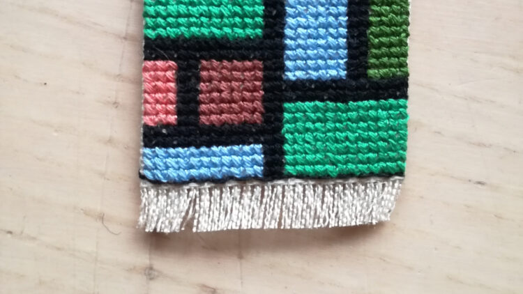 bookmark with fringes