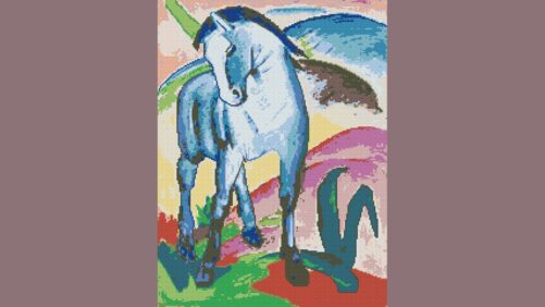 Franz Marc Blue Horse 1