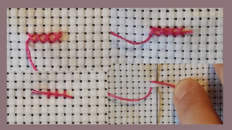 Start broderi ved at begrave tråden