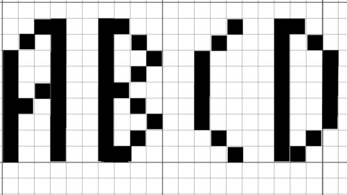 Norse bogstaver til korssting