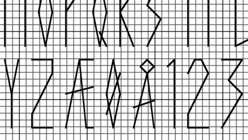 Norse bogstaver til korssting